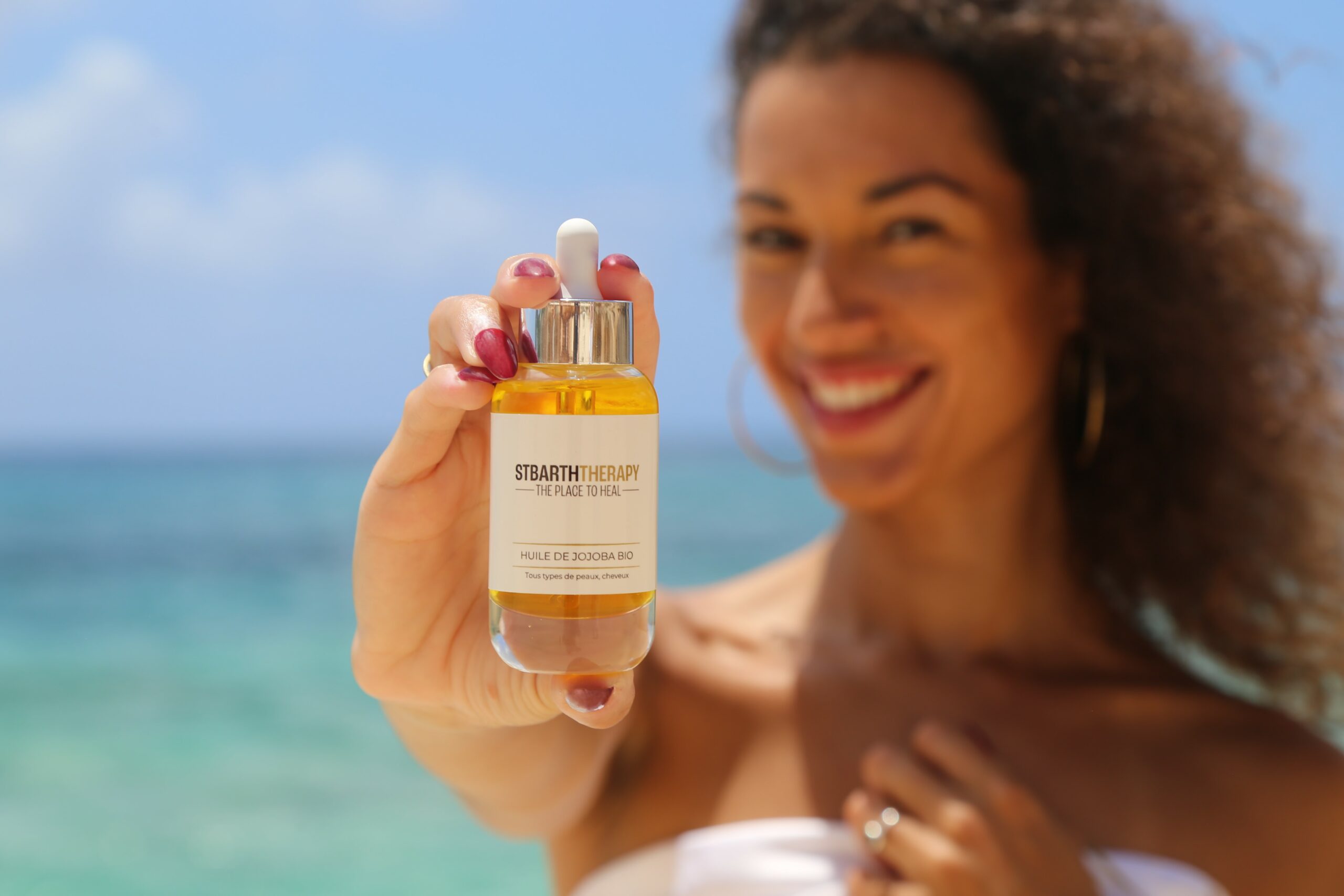 Huile de jojoba.