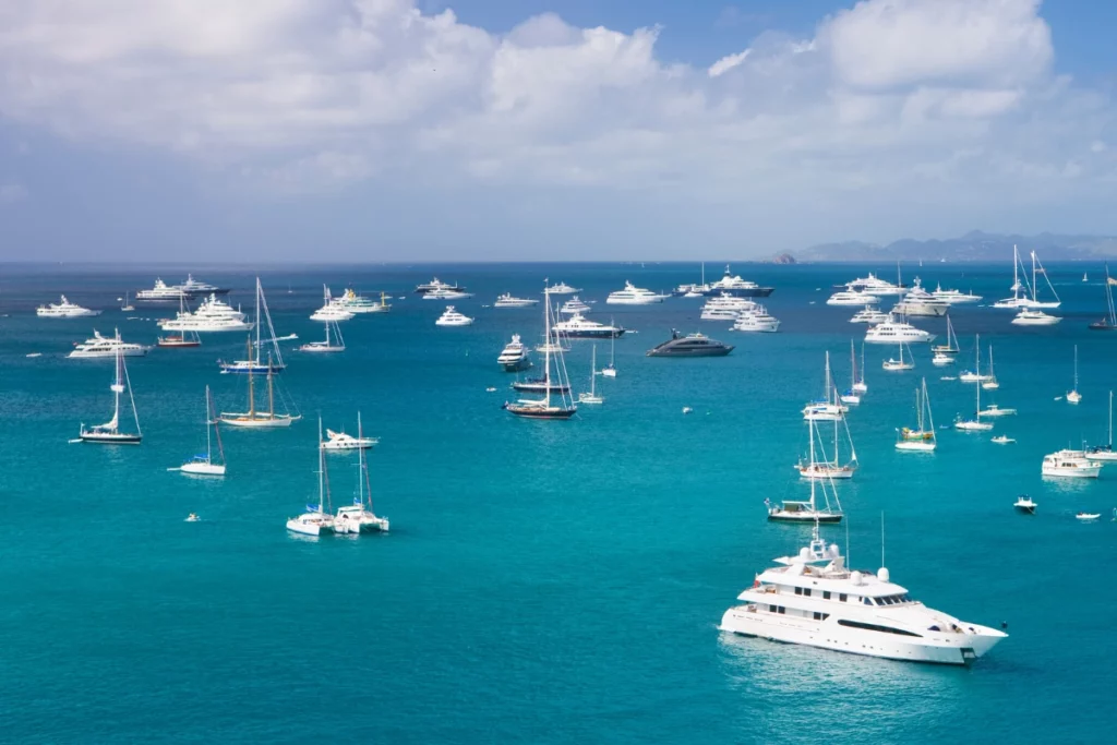 Port de Gustavia. 