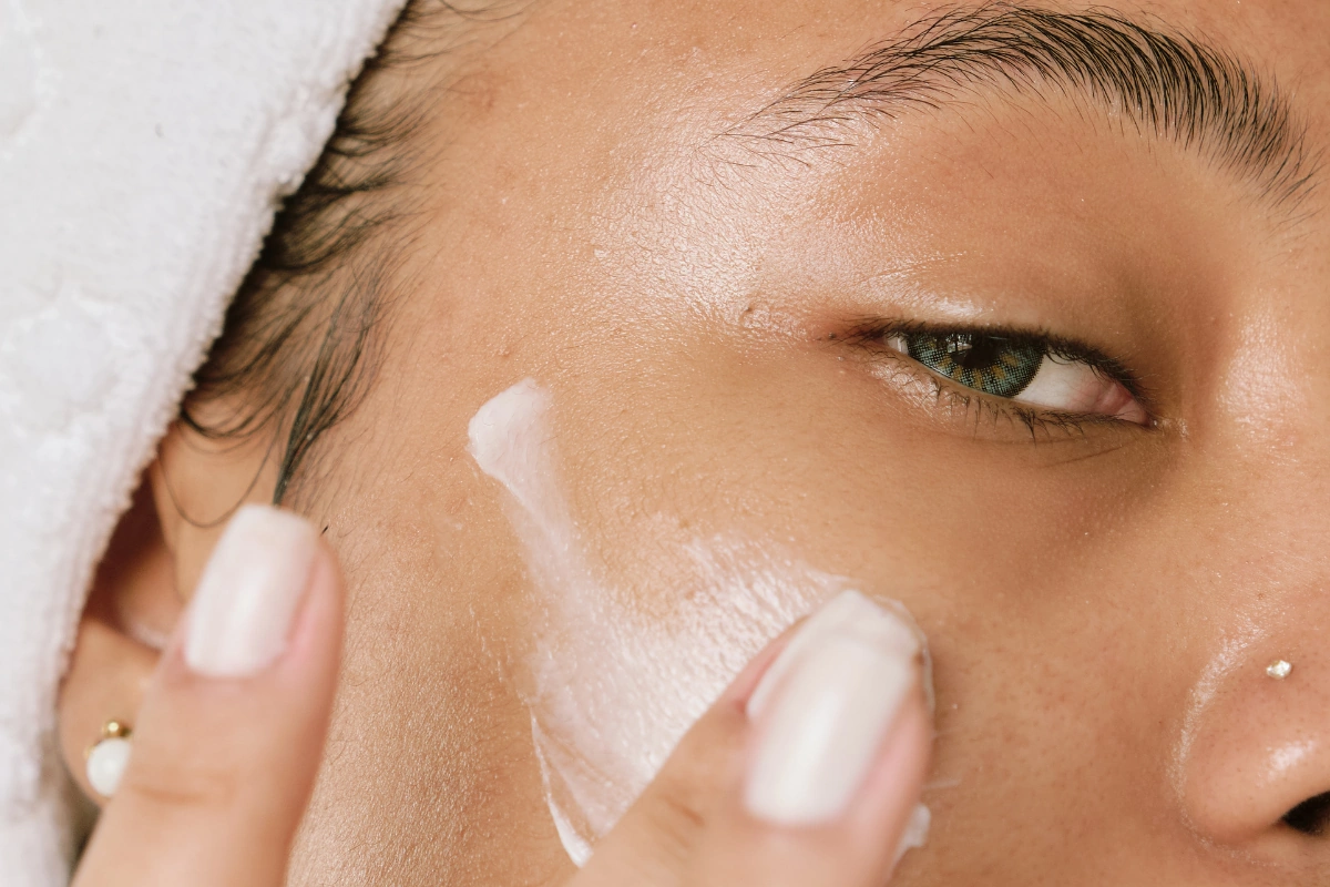 Crème pour le visage.