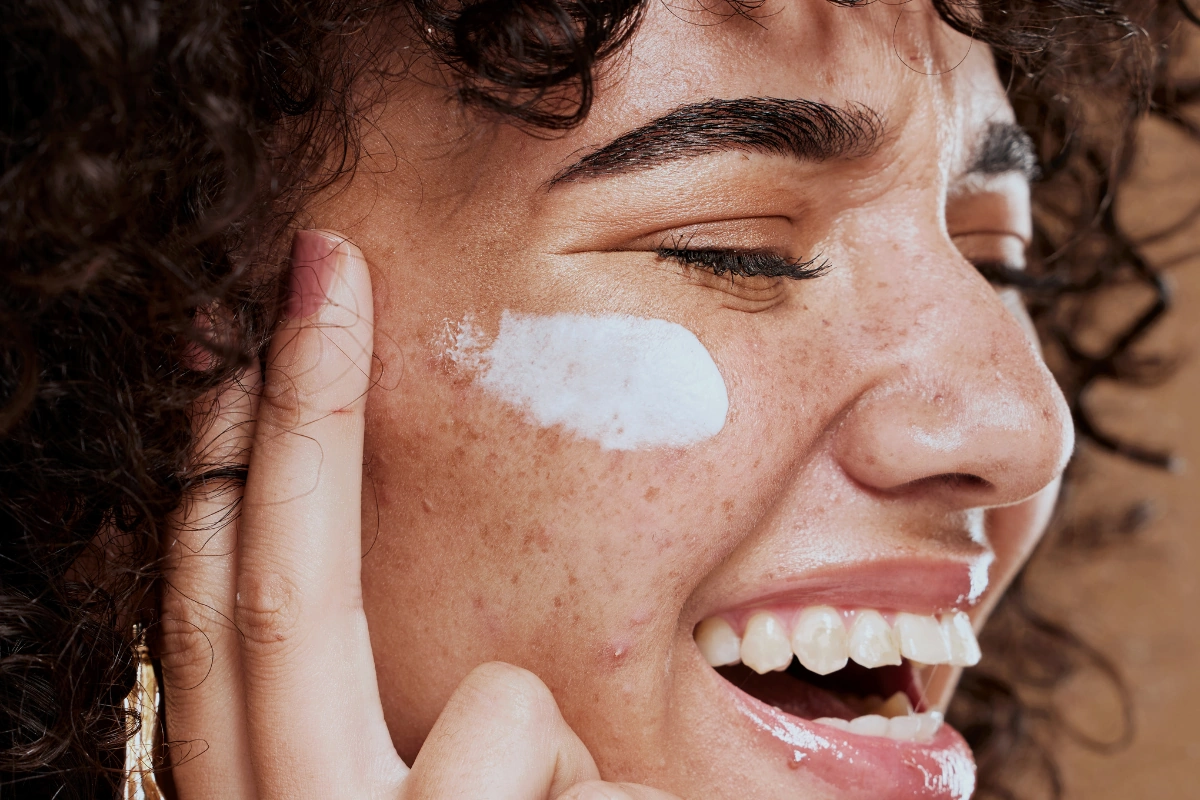 Crème pour le visage.