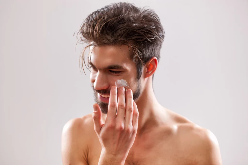 Crème pour homme.