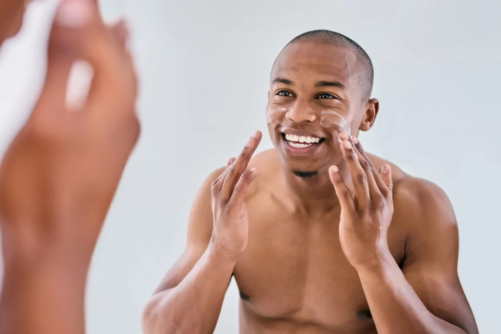 Crème pour homme.