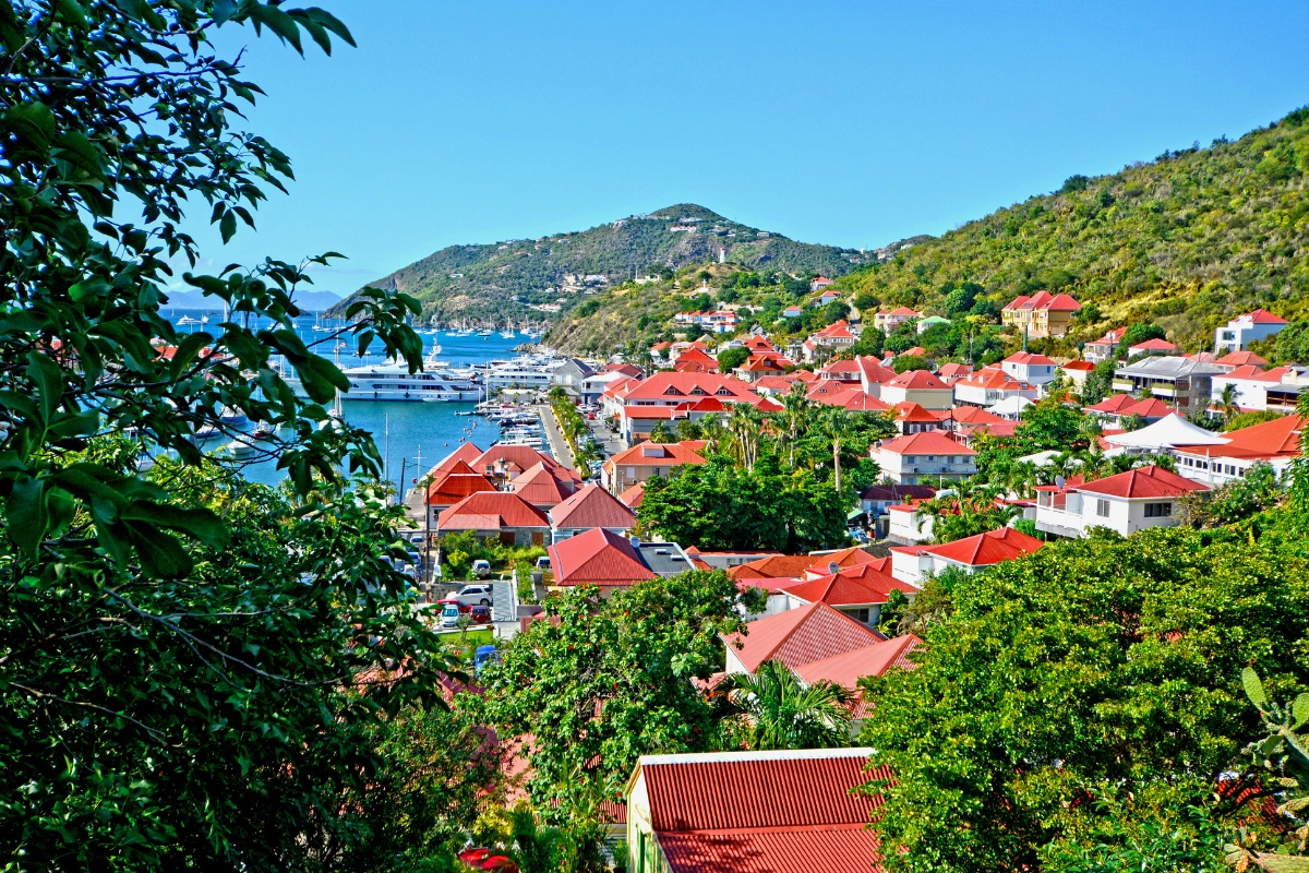Ville de Gustavia.