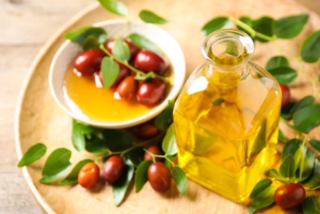 Huile de jojoba.