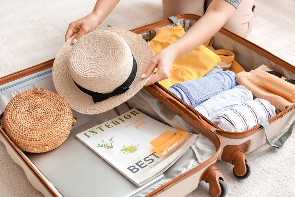 Valise de vacances.