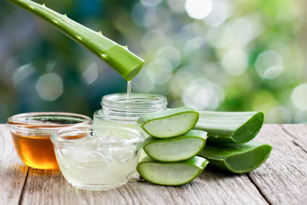 Gel aloe vera.