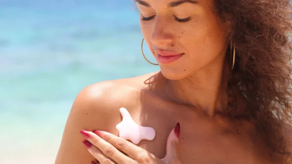 Pierre de massage – Opale rose