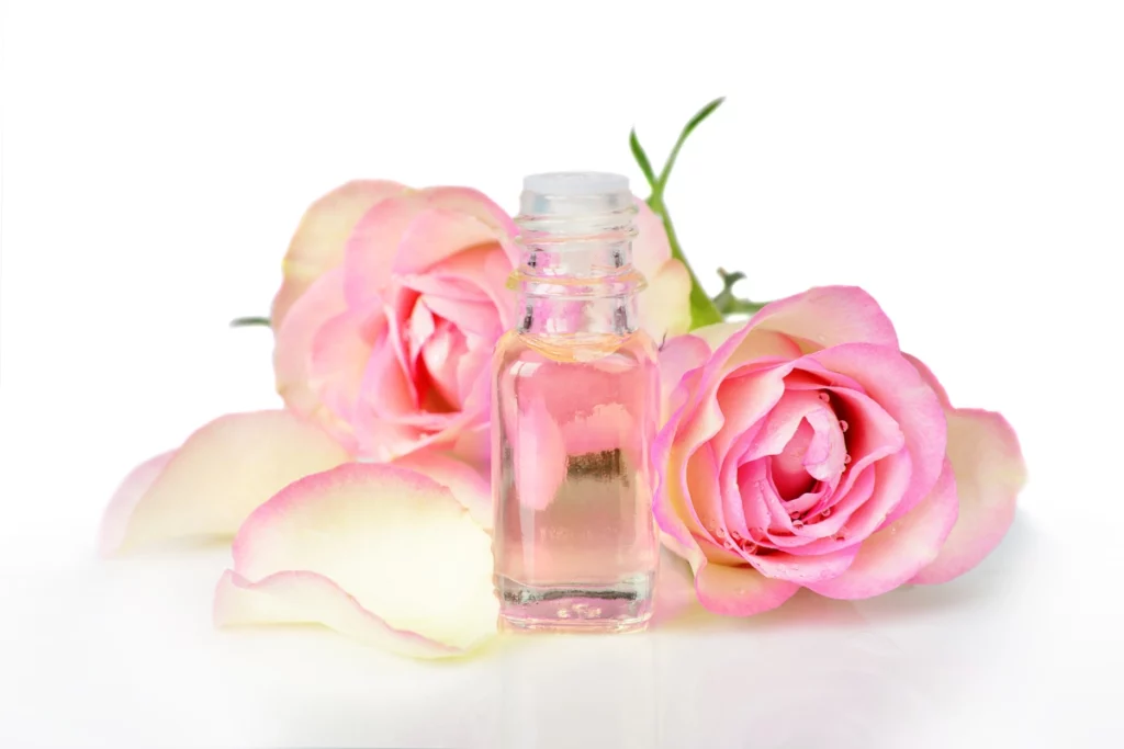 Huile essentielle de rose.