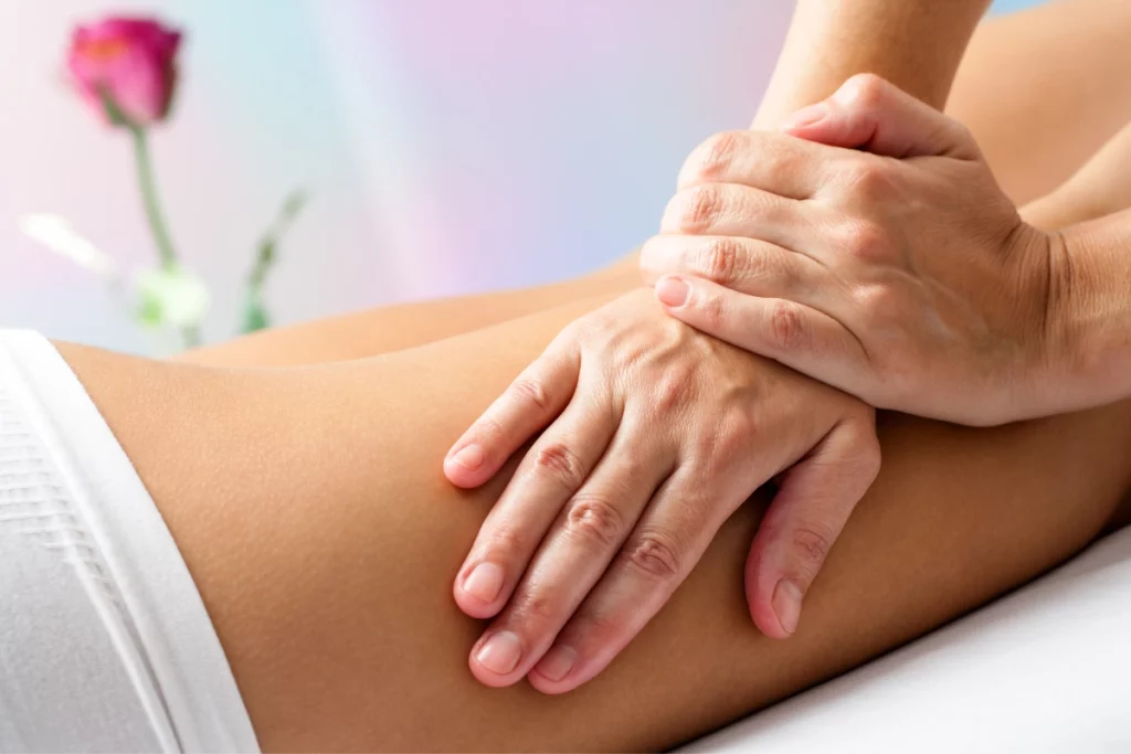 Massage ischio.