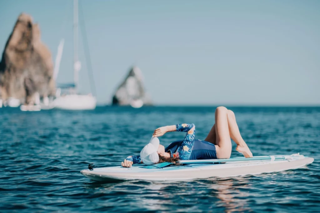 Paddle à ST Barth.
