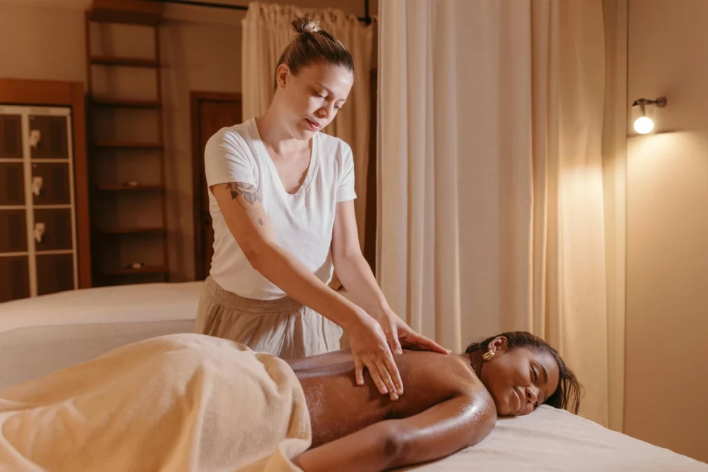 Massage bien-être.
